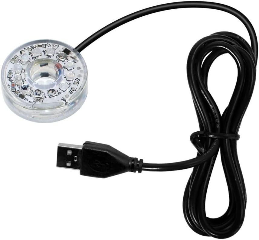 LED Aquarium Light, Colorful Submersible LED Light Waterproof USB Underwater Light for Aquarium Fish Tank