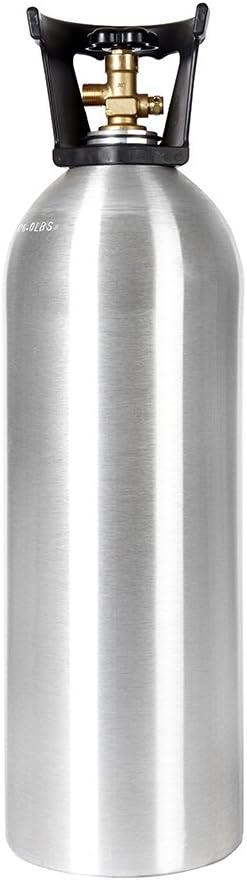 Generic 20 lb. Aluminum CO2 Cylinder Tank with Handle and CGA320 Valve