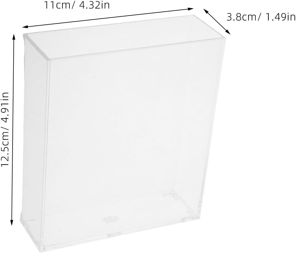 Kisangel Portable Transparent Fish Observation Box Small Lightweight Betta Fish Tank Breeding Container Easy to Use for Aquarium and Desktop Viewing