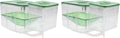 2PCS Fish Breeding Box, Transparent Aquarium Box Double Breeding Aquarium Fry Hatchery Breeding Box for Guppy Baby Fish Hatchery Fish Tank Divider