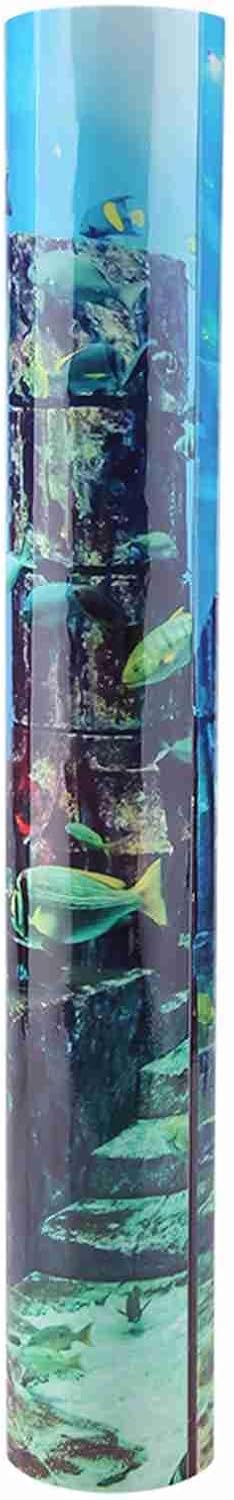 CHICIRIS Fish Underwater Poster Bright PVC Aquarium Background Sticker for Decoration of Aquarium Terrarium, Material for Fish Wall, Underwater Theme (91 * 50cm)