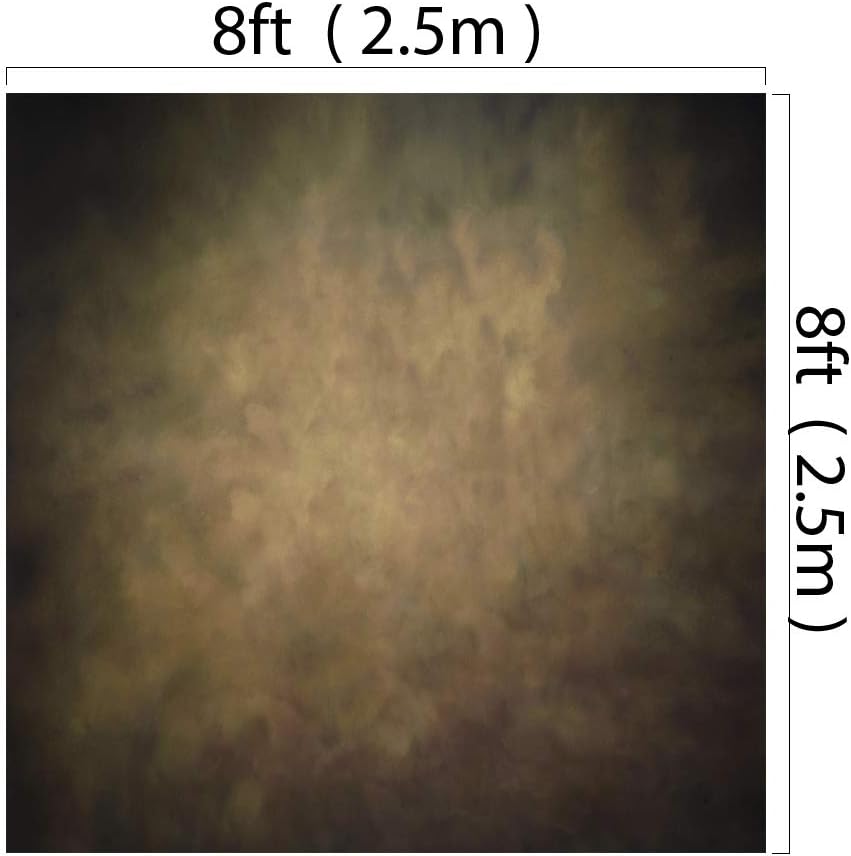 Kate 8×8ft Brown Backdrops Portrait Abstract Photography Background Muslin Abstract Photo Backdrops for Photographer Soft Fabric Cloth Seamless Photo Headshots Props