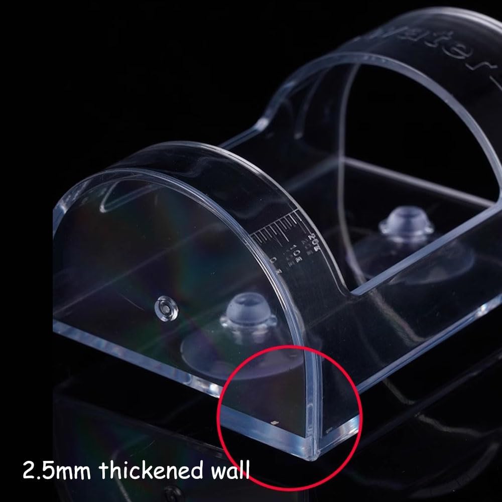 Fish Feeder Oval Back Flat Automatic Feeders Reduced Filter Clogging Tank Suitable for All Kinds of Food Tank Accessories