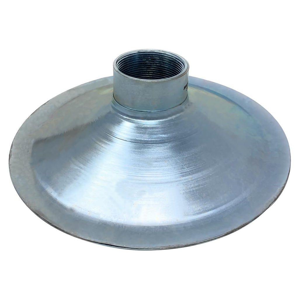 Gloxco 1-1/2" Skimmer Suction Strainer, Bottom Hole, Zinc Plated Steel (STR-SKBH150)