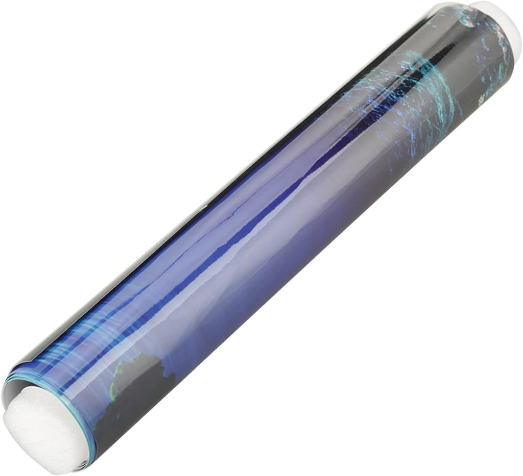 Changor Seaworld SelfAdhesive Aquarium Background Poster - Sea World Sticker for Beautiful Aquarium Decoration (91 * 50cm)