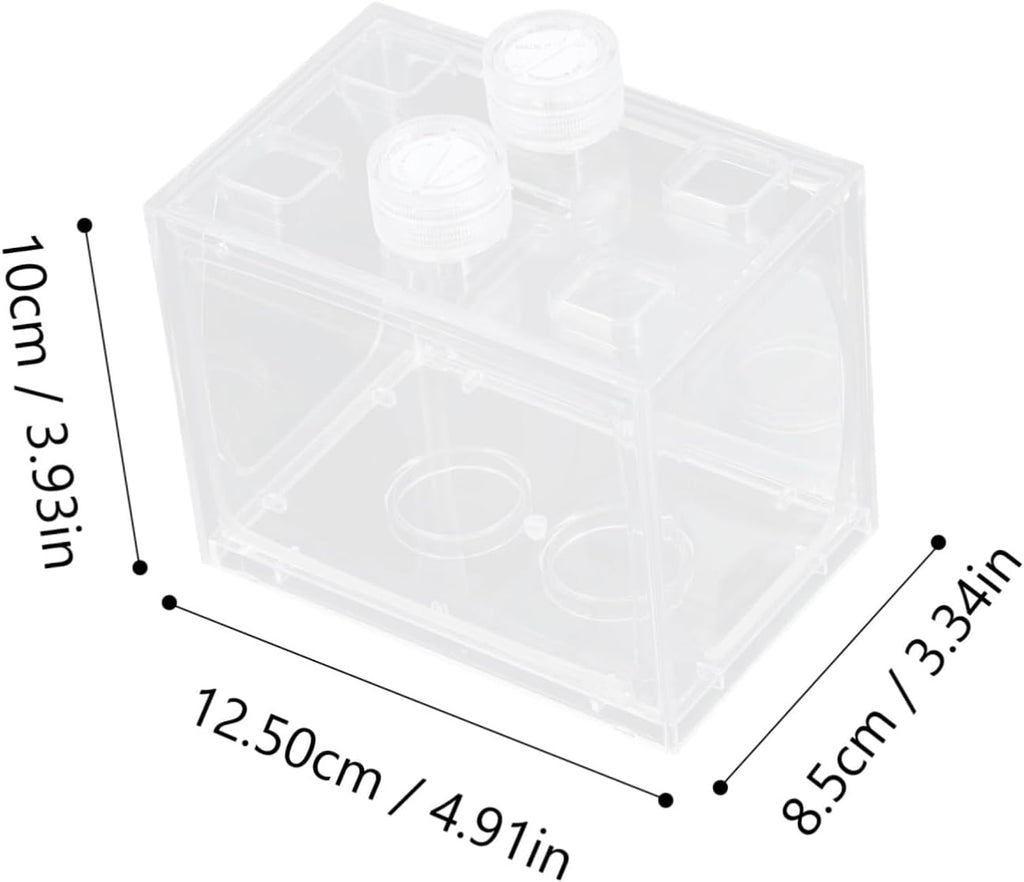 GALPADA Led Mini Aquarium Kit Betta Fish Tank Decorations Led Light for Small Aquarium