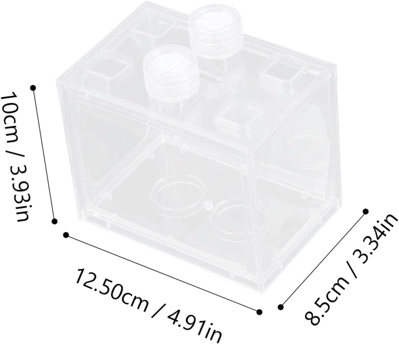 GALPADA Led Mini Aquarium Kit Betta Fish Tank Decorations Led Light for Small Aquarium