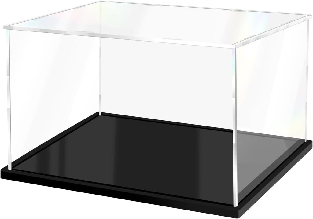 Acrylic Display Case for Collectibles Assemble Clear Display Case for Figures Alternative Glass Boxes for Lego Doll Toys Statues Home Storage(12x8x8 inch; 30x20x20 cm)