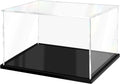Acrylic Display Case for Collectibles Assemble Clear Display Case for Figures Alternative Glass Boxes for Lego Doll Toys Statues Home Storage(12x8x8 inch; 30x20x20 cm)