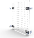 Aquarium Fish Tank Divider Acrylic Isolation Grid Board with Suction Cups Included Clear Fish Separator Transparent Plate Baffle Cover Blocking Fish Partition Net 30x40cm/11.81x15.74in