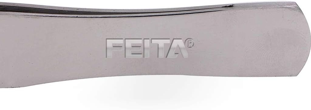 Extra Long Tweezers 18.9 Inch - FEITA Stainless Steel Curved Tip Tweezer Tongs for Aquarium Fish Tank Plants