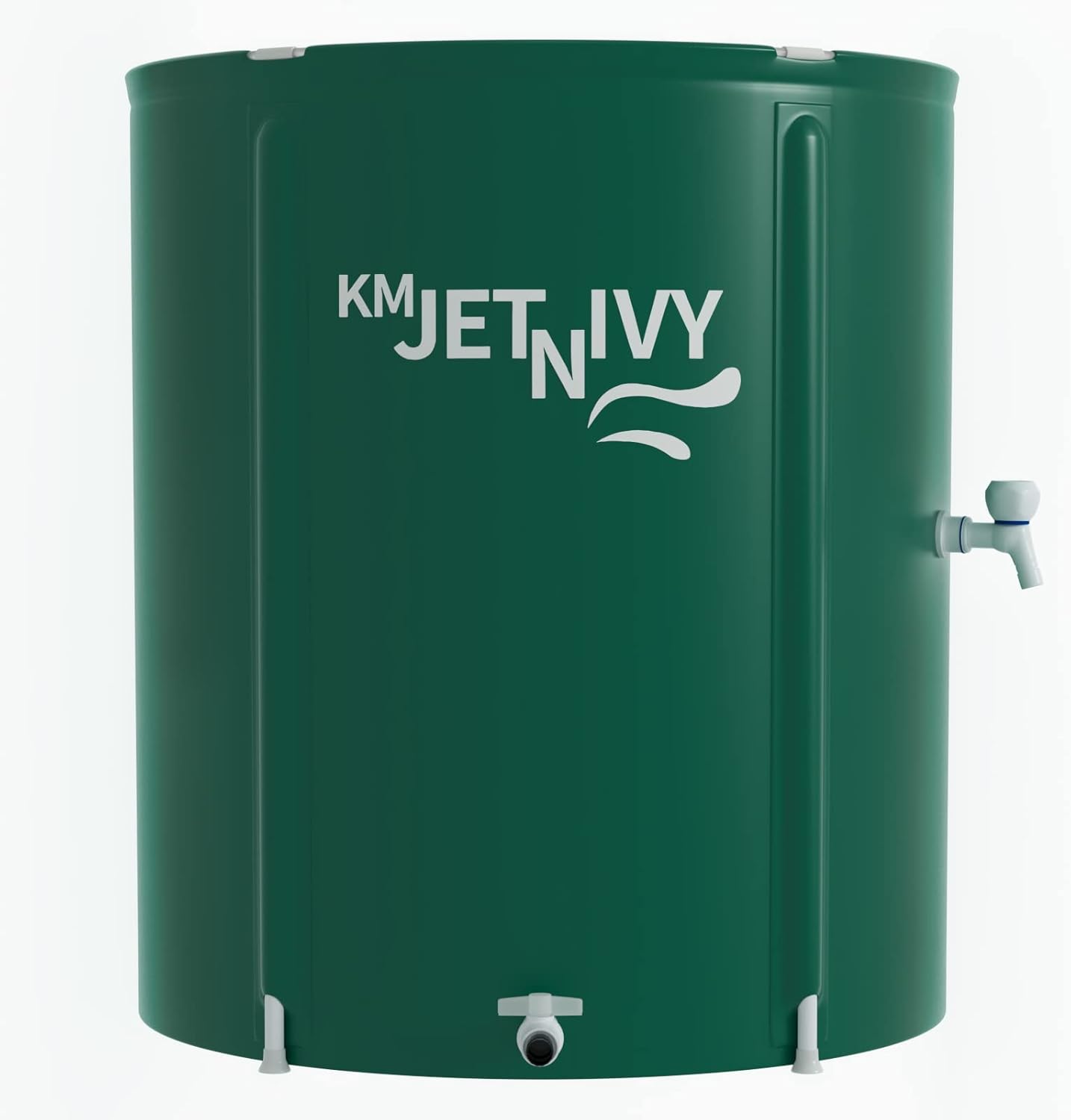 Rain Barrel Upgrade Anti-Collapse Collapsible Rainwater Collection System,Portable Water Storage Tank,Garden Water Catcher（Green,100G