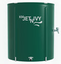 Rain Barrel Upgrade Anti-Collapse Collapsible Rainwater Collection System,Portable Water Storage Tank,Garden Water Catcher(Green,50G)