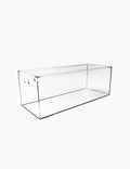 150-GO-P Gallon Starfire Aquariums with Center Overflow 60x24x24 H 12mm Shadow Overflow Peninsula
