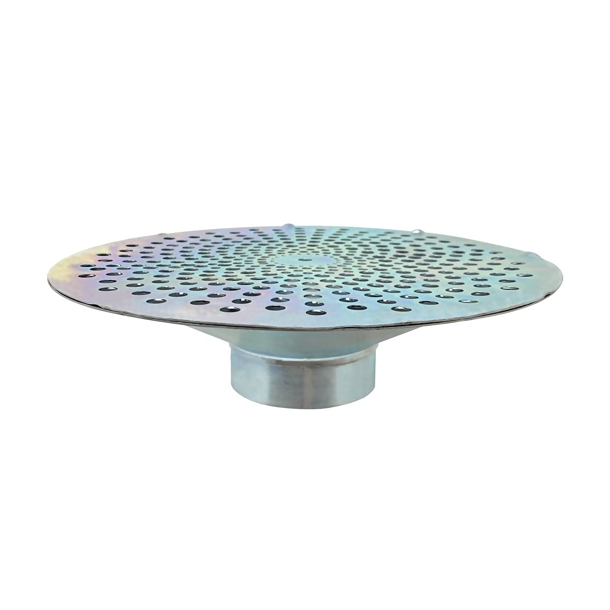 Gloxco 3" Skimmer Suction Strainer, Bottom Hole, Zinc Plated Steel (STR-SKBH300)