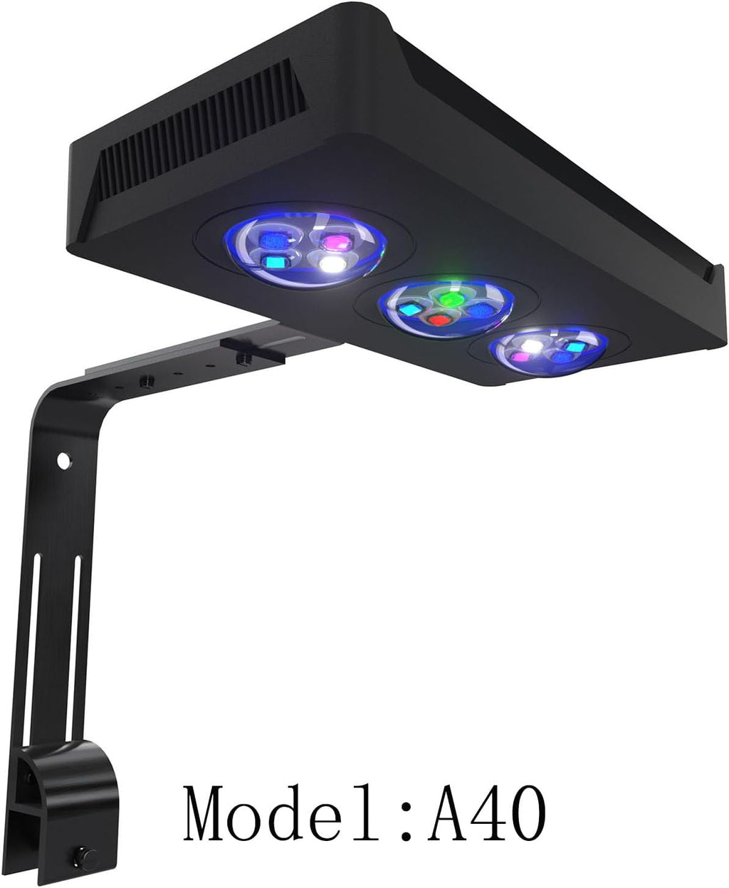 45W Full Spectrum Reef LED Light for SPS/LPS Corals – Dimmable Aquarium Light with Sunrise, Sunset & Moonlight Modes – Perfect for Saltwater & Nano Reef Tanks (10-24 Inch, up to 40 Gallons)