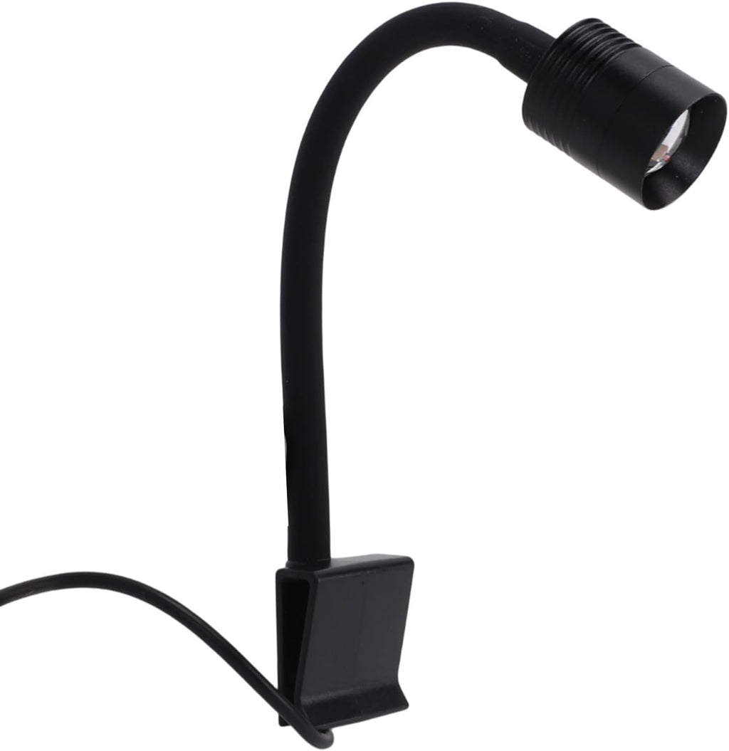 Zerodis LED Aquarium Light Aquarium Lights for Open Fish 3 Color Lighting Adjustable Indoor LED Mini Clamp/Holder Lamp IP65 Waterproofing 360° Rotatable Clamp Arm Lamp