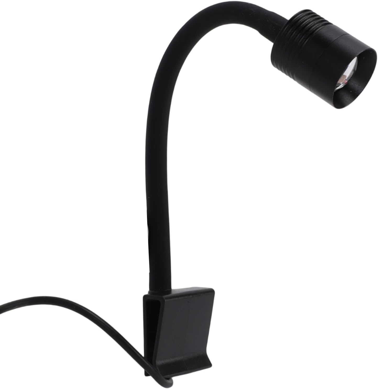 Zerodis LED Aquarium Light Aquarium Lights for Open Fish 3 Color Lighting Adjustable Indoor LED Mini Clamp/Holder Lamp IP65 Waterproofing 360° Rotatable Clamp Arm Lamp