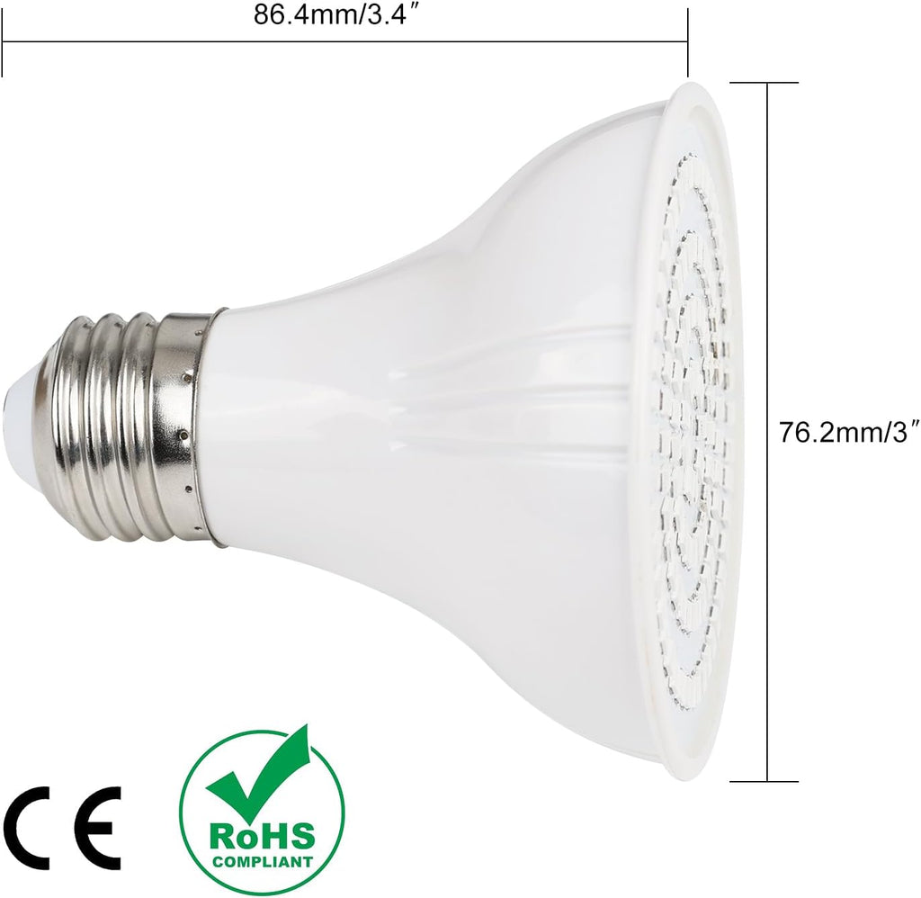 120V 12W Blue SPA Light Ocean Dark Blue LED Bulb for Bathtub/SPA/Swimming Pool/Hot Spring/Fountain Super Bright Pool Lamp Replace 100W-300W Bulb Fits Pentair Hayward Light Fixtures E26 PAR20