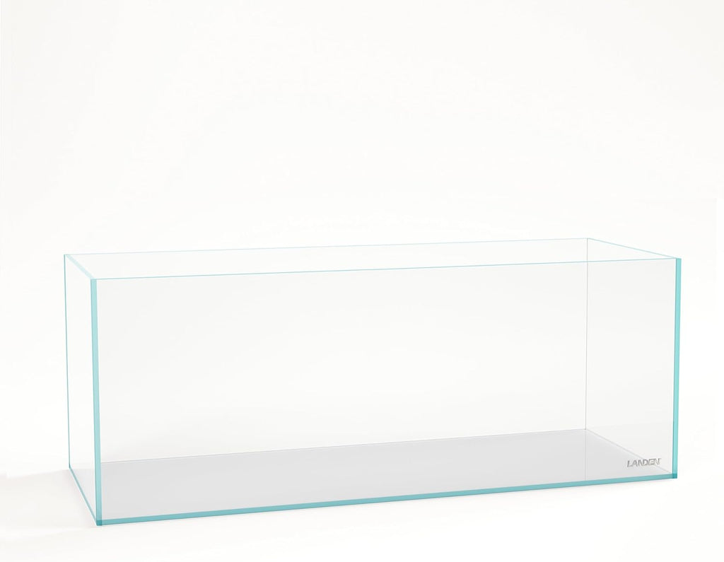 LANDEN 150cm 88.52 Gal Rimless Low Iron Aquarium Large Fish Tank, Bookshelf Aquarium, W59.06×D19.69×H19.41 in (150×50×50cm) 15mm Thickness with Black Nano Foam Leveling mat Included