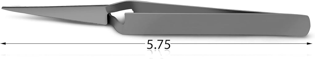 Splinter Forceps - Fine Point - Tweezers Stainless Steel Straight & Curved (Forign Object 4 pcs set)