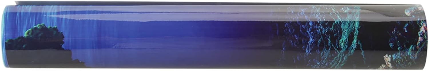 Changor Seaworld SelfAdhesive Aquarium Background Poster - Sea World Sticker for Beautiful Aquarium Decoration (122 * 46cm)
