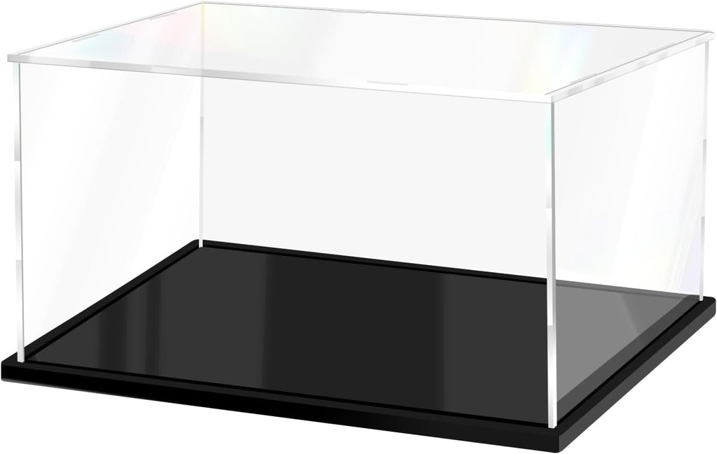 Thickened Clear Acrylic Display Case for Lego Assemble Collectibles Acrylic Box Alternative Protective Display Case for Action Figures Home Hobby Toys (14x8x8 inch; 35x20x20 cm)