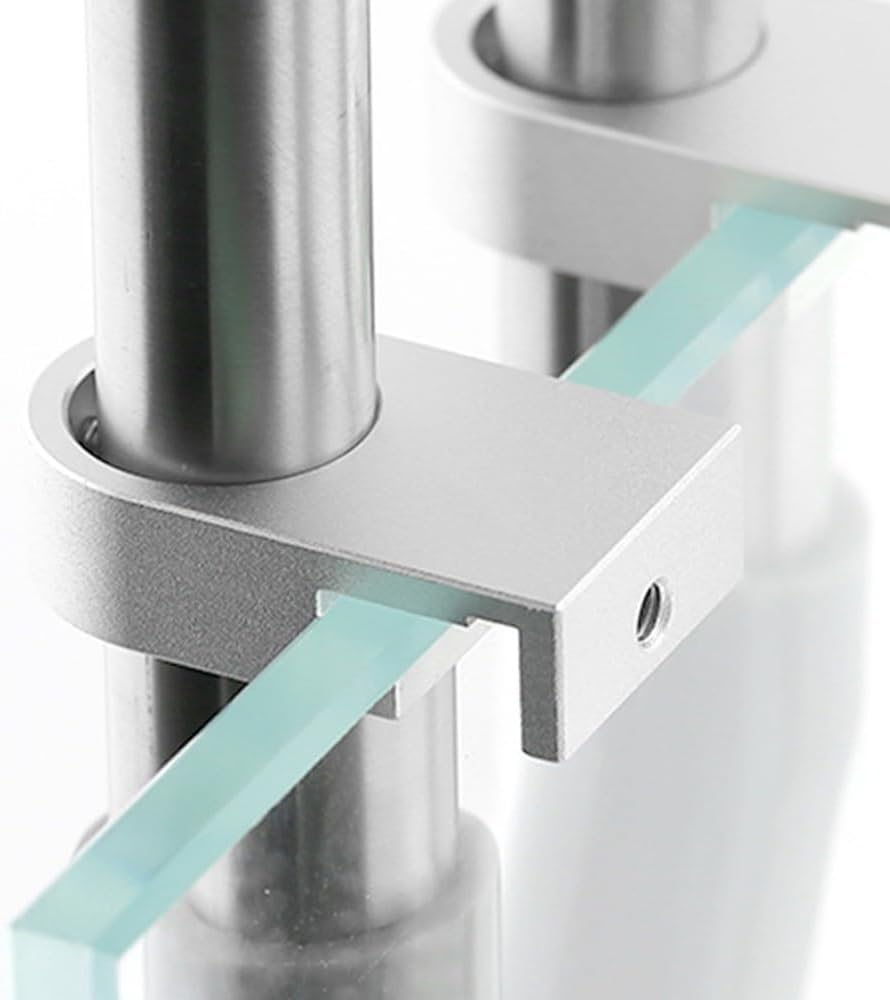 DONGKER Aquarium Lily Pipe,Stainless Steel Surface Skimmer Strainer Tube 360° Rotation with Fixing Bracket for Aquarium Tank