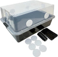 Grower's Select 66Q Large Mushroom Monotub Fruiting Chamber with Filter Disks and Liner