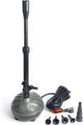WaterRebirth HSP1000N Turtle Shell Submersible Pump with Fountain Jets - for Turtle Tanks, Ponds, Aquariums - 264GPH High Flow