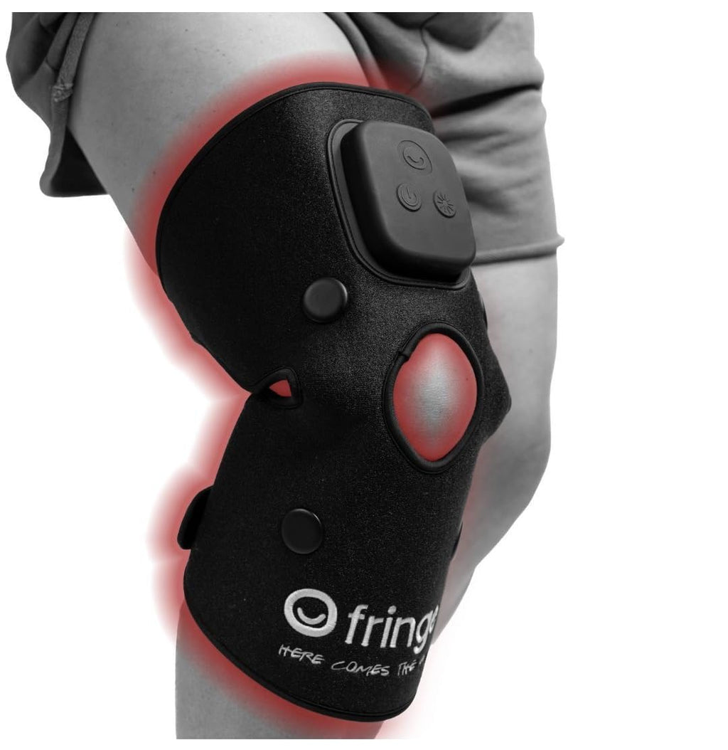 Fringe Red Light Therapy Wrap for Elbow, Knee, Foot & Ankle, Both Red 660nm and Infrared Light 850nm, 360 LED, Sports Recovery
