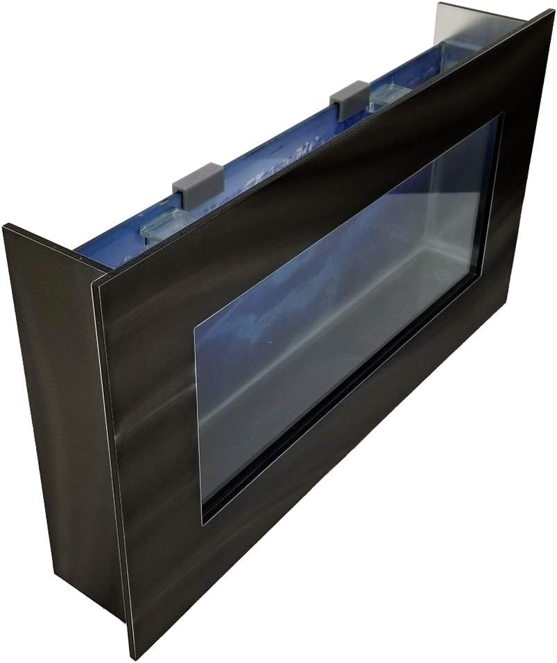 2.0 Wall Mounted Aquarium - View Brushed Black