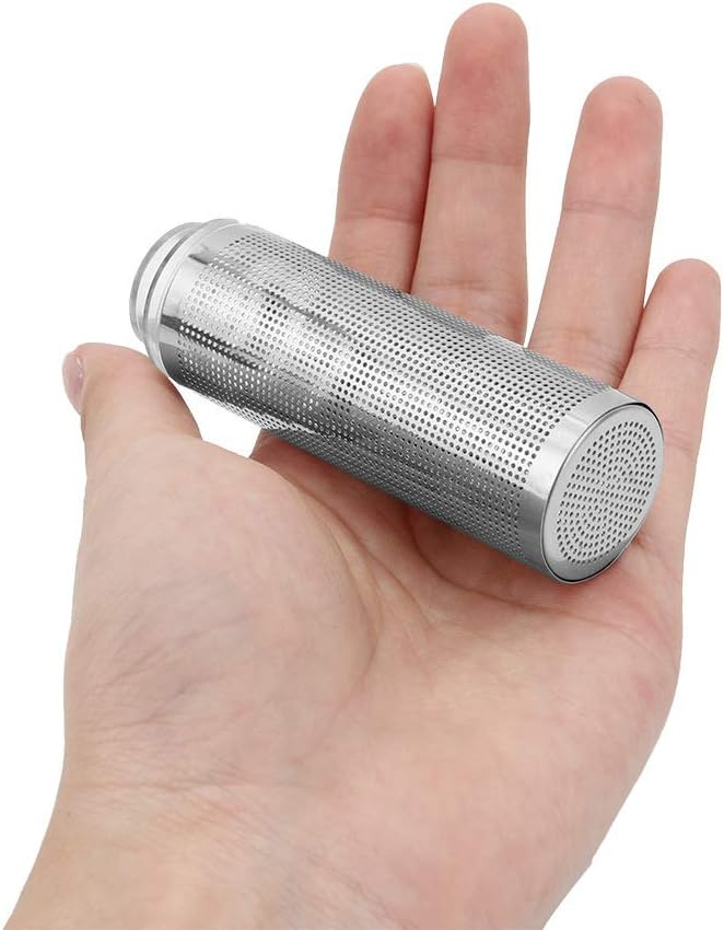 NACX Aquarium Fish/Shrimp Mesh Net Filter Guard，Fish Tank Intake Strainer Pre-Filter Cover Stainless Steel (12mm ID)