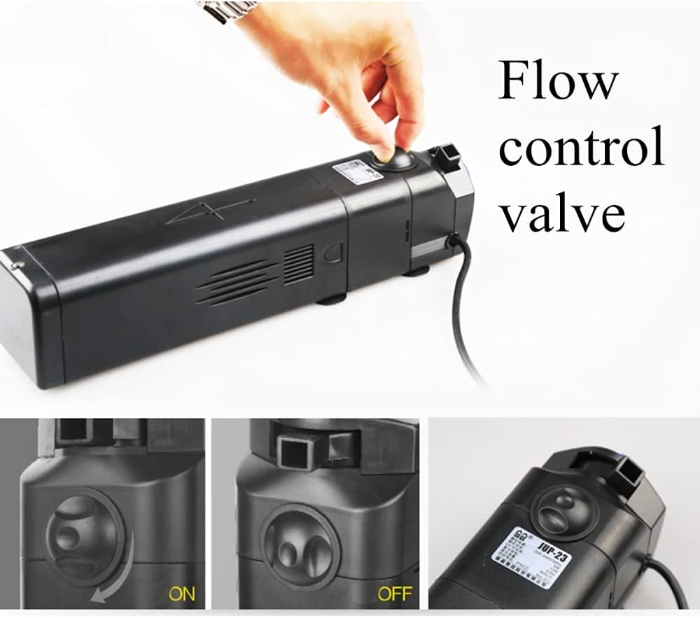 CNZ Aquarium Submersible Power Head with Built-in 13w Sterilizer,Black,JUP23
