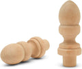 Small Wood Finials, 2-7/16 inch Wooden Finials for Crafting, DIY Décor, and Wooden Finial Crafts, Pack of 25, by Woodpeckers