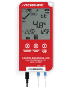 Control Solutions VFC800 Temperature Data Logger (VFC800-WiFi 10Ft Kit)