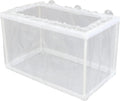Aquarium Breeding Box - Mesh Box Fish Breeding Tanks, Aquarium Breeder Box, Fish Fry Hatchery, Juvenile Separation Net with Suction Cups, Nursery for Guppy Shrimp