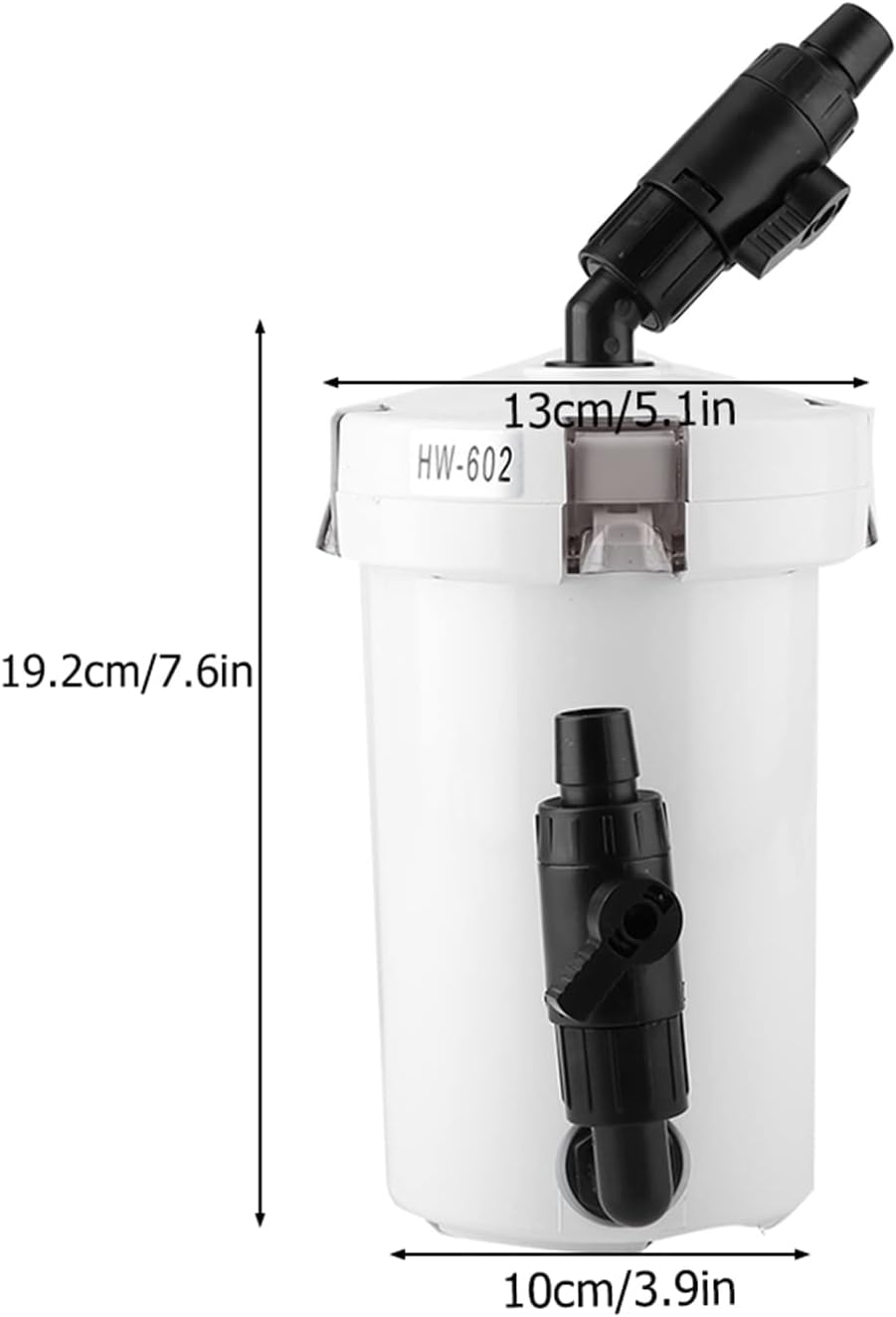 External Canister Filter, Aquarium Filter, Aquarium Fish Tank External Canister Filter with Pump Table Mute Filters Bucket