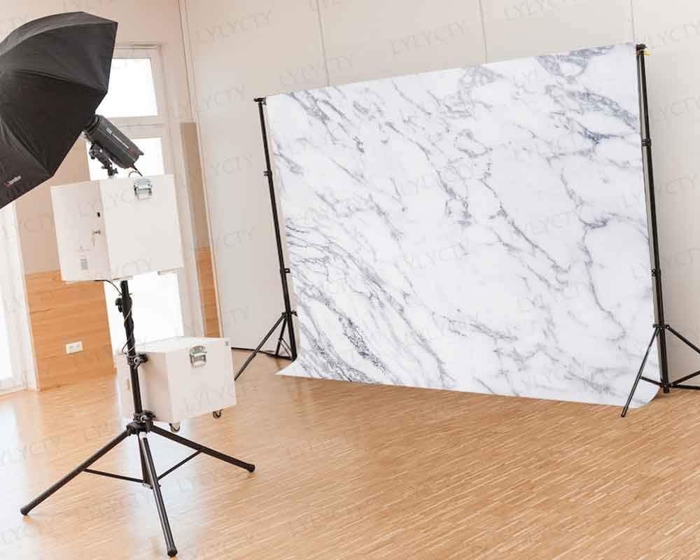 7x5ft Stone Texture Pattern Backdrop Grey White Marble Texture Background for Girls Birthday Party Wedding Party Photography Backgrounds for Photo Studio Props MBLY34