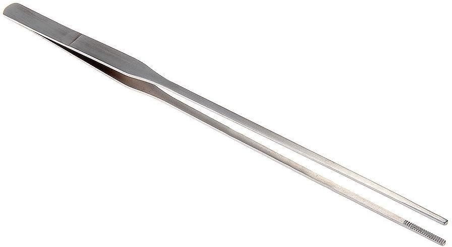 FEITA Extra-Long 15-Inch Tweezer Stainless Steel Straight for Aquarium Fishtank Aquascaping Tools, Mega Reptile Feeding Tongs