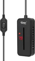 hygger Small Submersible Aquarium Heater 15W Mini Betta Fish Tank Heater with LED Display Adjustable Temperature for 1-2.5 Gallon Freshwater Saltwater Coral Reef Tanks