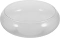 Happyyami Glass Fish Bowl Flower Glass Vase Bowl Clear Wide Mouth Round Vase Terrarium Air Plant Hydroponic Succulent Planter Floral Container Vase for Home Office Wedding L