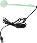 NUOBESTY Compact LED Aquarium Light Fish Tank Lamp Adjustable USB Mini Plant Fish Tank Lighting for Ornamental Aquariums with Bright Full-Range Illumination