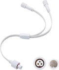 Permanent Outdoor Lights Y-Shaped Extension Cable，IP68 Rated, Compatible with Govee and H705A H705B H705C, H706A H706B H706C Permanent Outdoor Lighting Systems