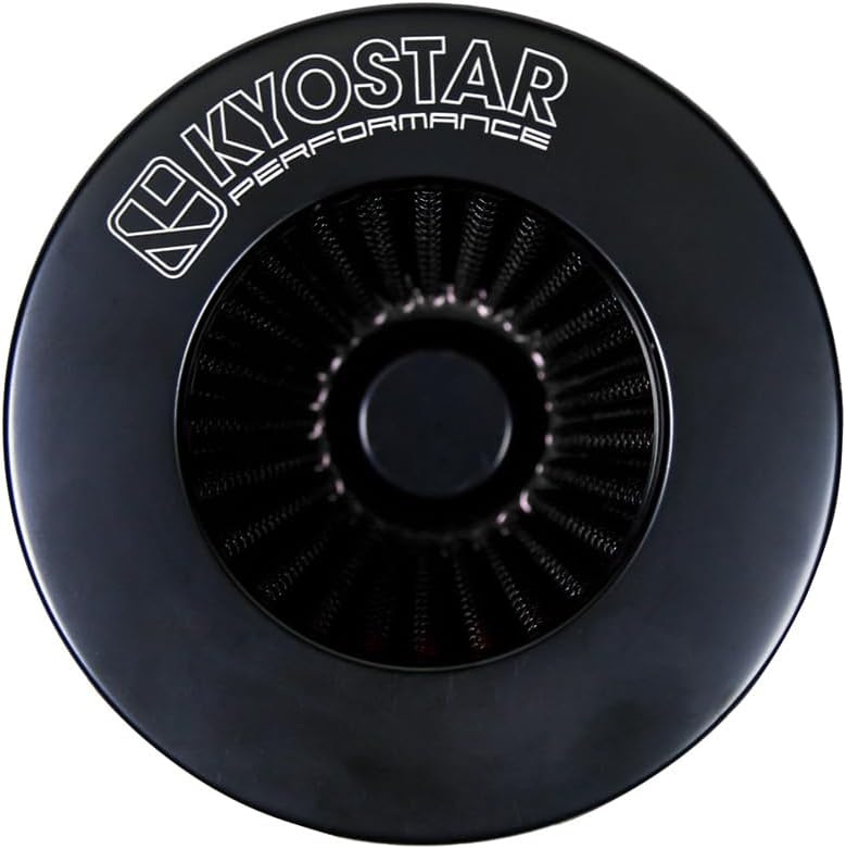 Kyostar Universal Black 3.5 Inch 89mm Air Intake Cone Filter Replacement Quality Dry Air Filter