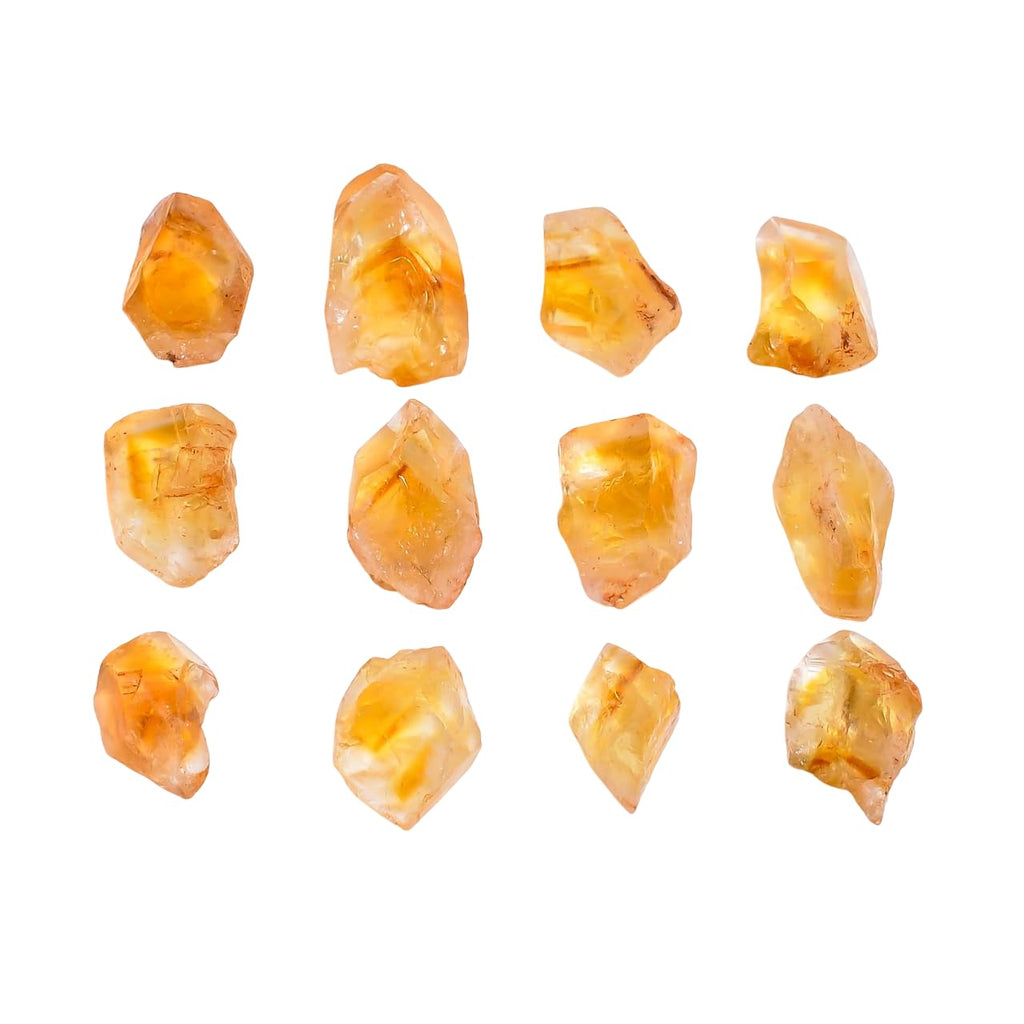 100 carats Raw Yellow Citrine Stone Lot, Rough Gemstone, Natural Crystals, Chakra Crystals, Healing Stones, Wholesale Pack, Jewelry Making Supply, Supply, (14 to 16pcs)