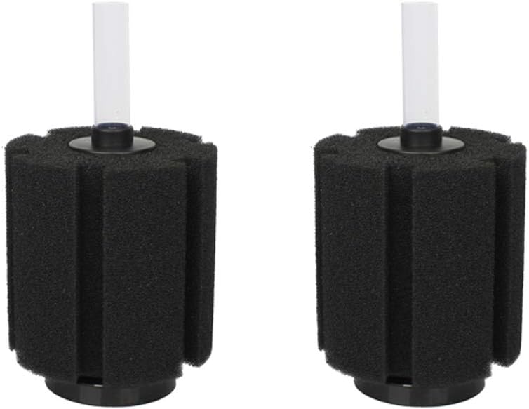 ALEGI Aquarium Sponge Filter for 20 Gallon Fish Tank, Betta, Nano, Shrimp, Fry, Biochemical Filter with Airline Tubing, Check Valves, Suction Cups