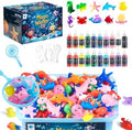 TMOL Magic Water Elf Toy Kit - 65ml Aqua Fairy Water Gel Kit for Kids with 20 Magic Gel & 10 Molds, Make Your Own Water Pets & Squishy Toys, Arts and Craft Kits for Kids Ages 8 9 10 Years Old