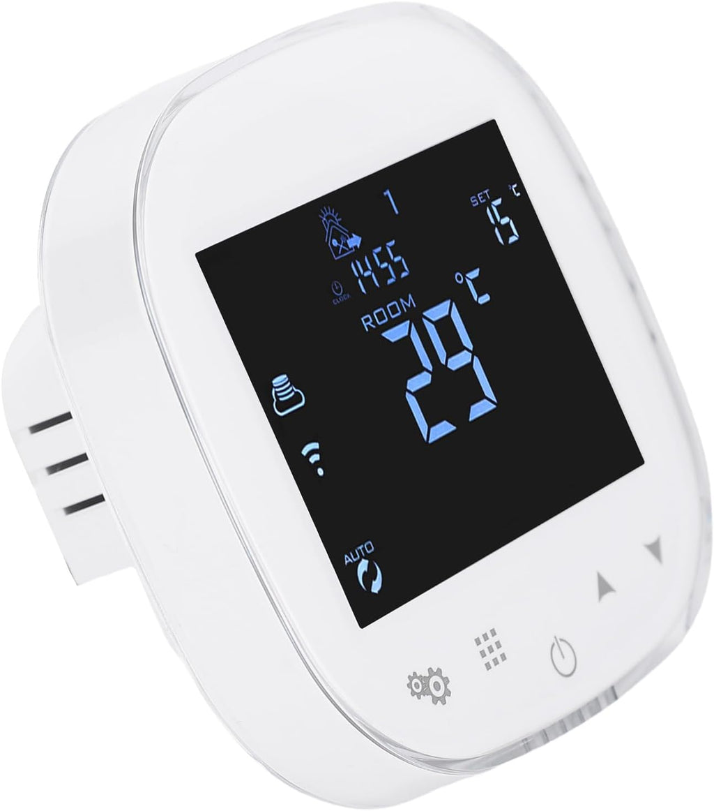 Heating Temperature Controller WiFi APP Control Wall Mount Thermostat for Boiler White
