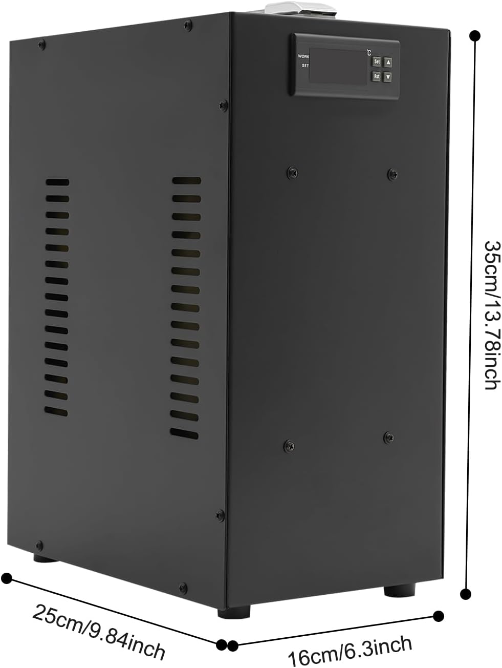 Aquarium Chiller, 40L Fish Tank Water Cooler, Temperature Adjustable, Aquarium Water Chiller for Home Fish Shrimp Breeding Aquaculture. (40L)
